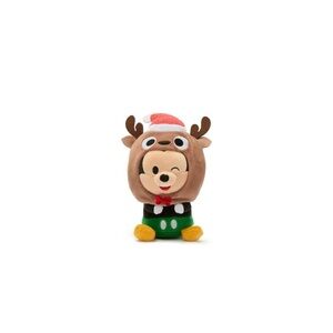 Disney Mickey Mouse Reindeer Santa Holiday Mini Mix-It Plush 8",NWT